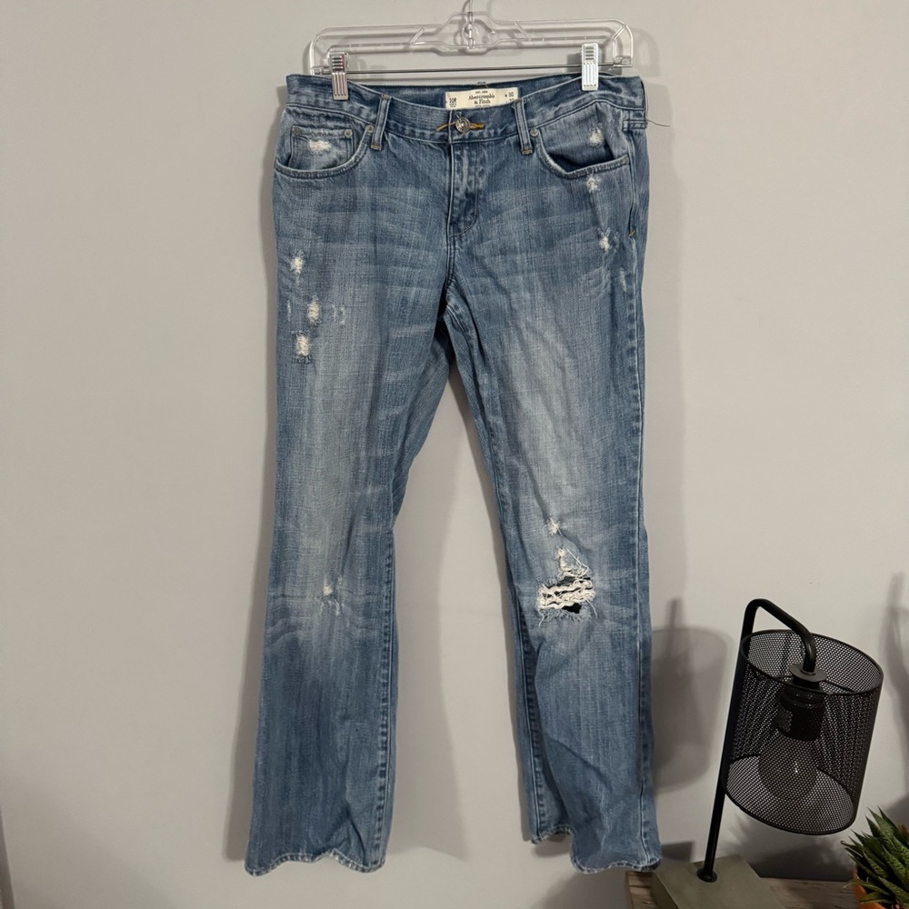 Abercrombie & Fitch Blue Boot Cut Jeans